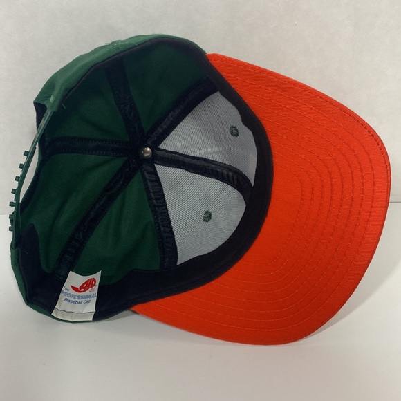The Professional Made in USA Embroidered NCAA Miami Hurricanes Snapback Hat - Picture 4 of 5